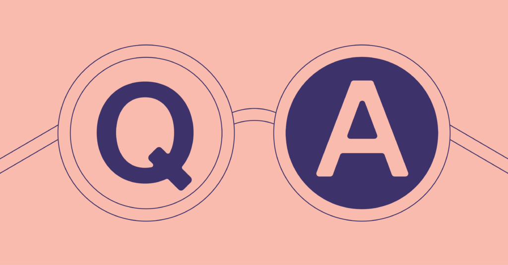 Here’s a visual of glasses, each lens featuring the letters 'Q' and 'A,' symbolizing the focus of this post: a question-and-answer conversation with our client. We dive into the insights he uncovered throughout our shared rebranding journey.